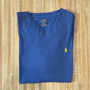Polo Ralph Lauren Blue V-Neck T-Shirt